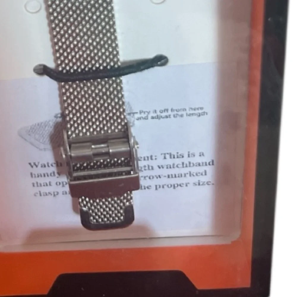 Aiyishi Silver Diamond Luxury Watch Mother-of-Pearls Accents Giftable NEW In Box - Picture 3 of 5